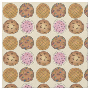 Colourful Cookies Bake Sale Peanut Butter Rainbow Fabric