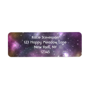 Colourful Cool Nebula and Stars in Space