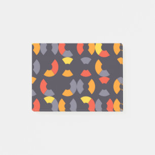 Colourful, cool, trendy, modern, urban circular ar post-it notes