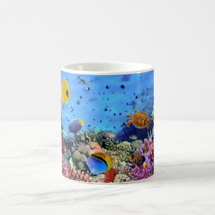 Colourful Coral Reef Critters Coffee Mug