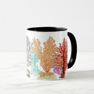 Colourful Coral reef in Tropical Sea Rocks Ocean Mug
