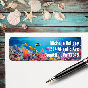 Colourful Coral Reef Tropical Fish Beach Address