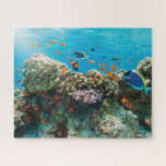 Colourful Coral Reef with Tropical Fishes Jigsaw Puzzle<br><div class="desc">Colourful Coral Reef with Tropical Fishes jigsaw puzzle is a great gift for nature and ocean lovers.</div>