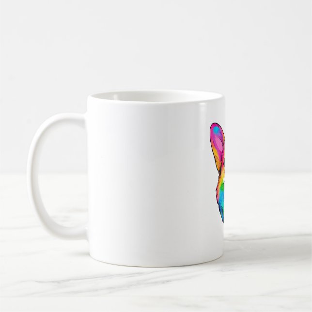 Colourful Corgi   Coffee Mug (Left)