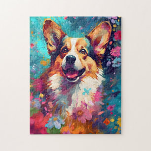 Colourful Corgi Jigsaw Puzzle