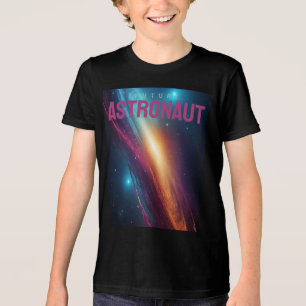 Colourful Cosmic Galaxy Glowing Space Nebula Tri-Blend Shirt