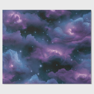 Colourful Cosmic Nebula Wrapping Paper