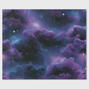 Colourful Cosmic Nebula Wrapping Paper