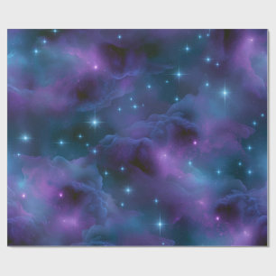 Colourful Cosmic Nebula Wrapping Paper
