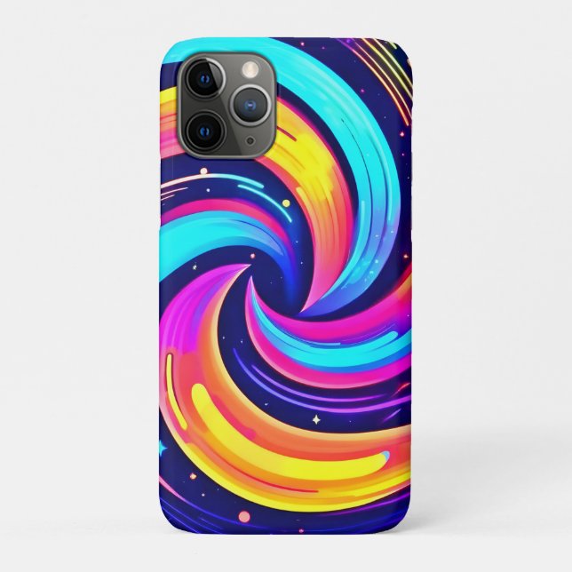 Colourful Cosmic Swirl Case-Mate iPhone Case (Back)