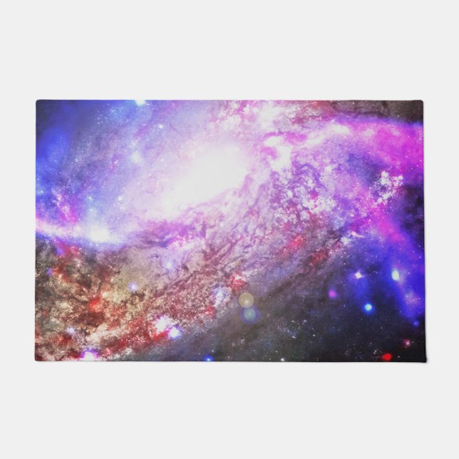 Colourful Cosmos Doormat (Front)