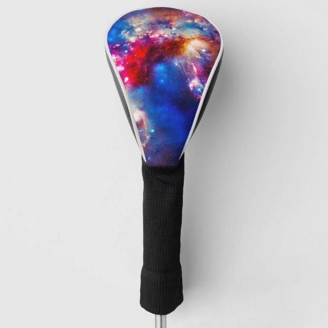 Colourful Cosmos Golf Head Cover (Front)