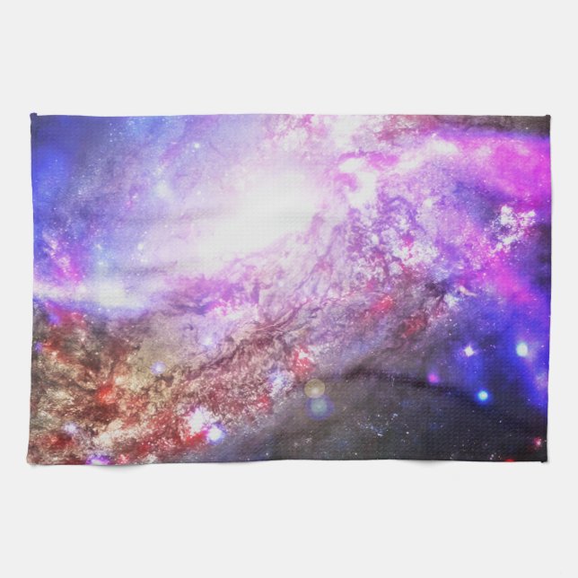 Colourful Cosmos Tea Towel (Horizontal)
