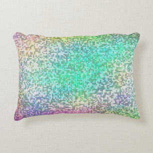 Colourful Cosmos Tile Mosaic Decorative Cushion