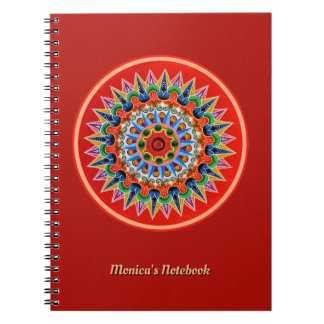 Colourful Costa Rican Art Notebook w/out your text
