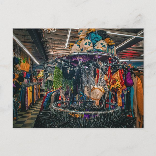 Colourful Costume Shop  Postcard (Front)