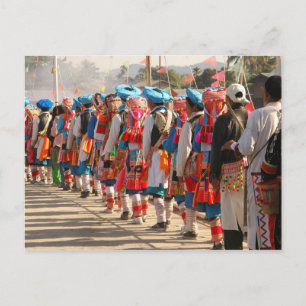 Colourful Costumes Postcard