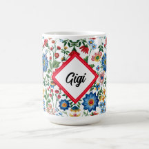 Colourful cottage core flowers