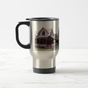 Colourful Cottages with Flags - Martha's Vineyard Travel Mug