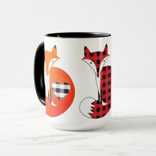 Colourful Country Fox Design Mug