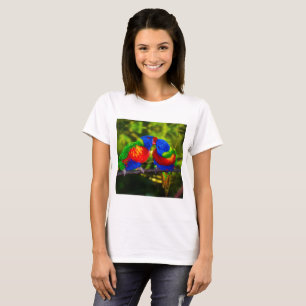 Colourful Couple of Parrots T-Shirt