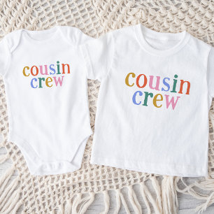 Colourful Cousin Crew Matching Family Baby T-Shirt