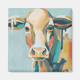 Colourful Cow Magnet