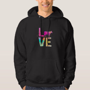 Colourful Cow Mum Cow Hoodie