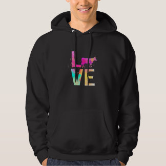 Colourful Cow Mum Cow Hoodie