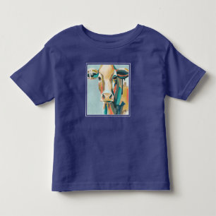 Colourful Cow Toddler T-Shirt