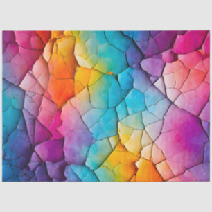 Colourful Crackle Paper Art Tissue Paper