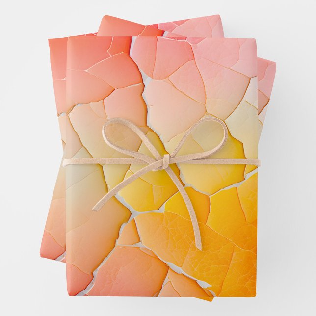 Colourful Crackle Paper Art Wrapping Paper Sheets (Creator Uploaded)