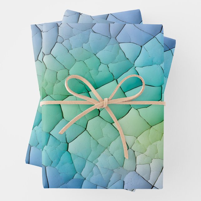 Colourful Crackle Paper Art Wrapping Paper Sheets (Creator Uploaded)