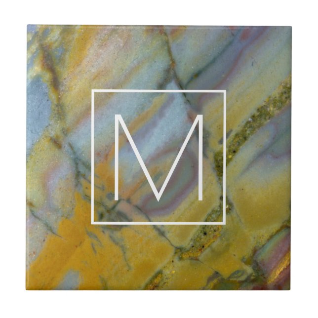 Colourful Crayola Jasper Tile (Front)