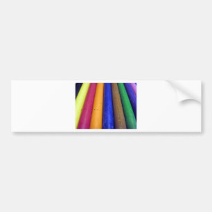 Colourful Crayons Bumper Sticker