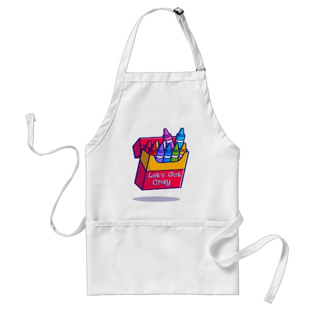 Colourful Crayons Let's Get Cray Standard Apron (Front)
