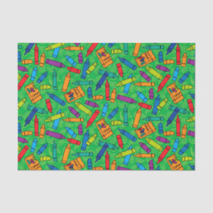 Colourful Crayons Tissue Paper