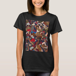 Colourful crazy quilt T-Shirt