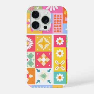 Colourful Creative Modern Floral Abstract Phone iPhone 15 Pro Case