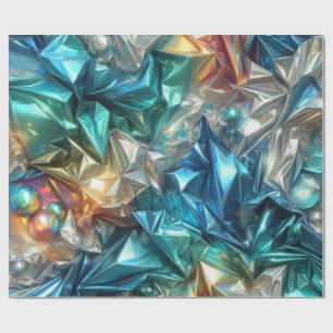 Colourful Crinkle Wrapping Paper