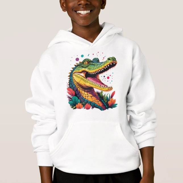 Colourful Crocodile Portrait (Front)