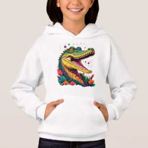 Colourful Crocodile Portrait
