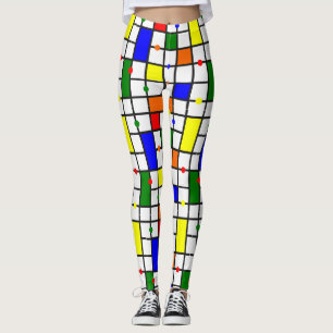 Colourful Crossword  Leggings