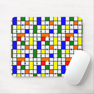 Colourful Crossword  Mouse Mat