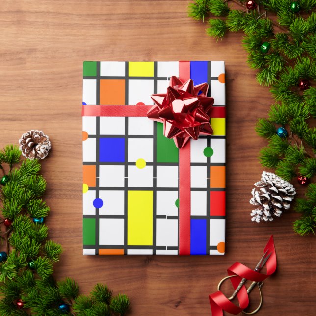Colourful Crossword  Wrapping Paper (Holiday Gift)