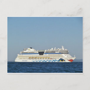 Colourful Cruise Ship Postcard