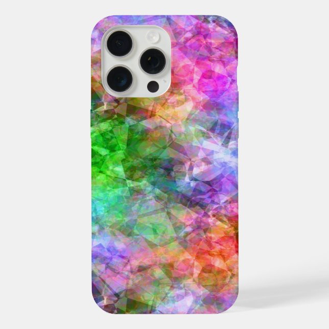 Colourful Crumpled Texture iPhone Case (Back)