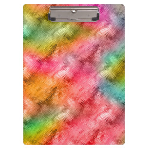 Colourful Crystal Glass Pattern Clipboard