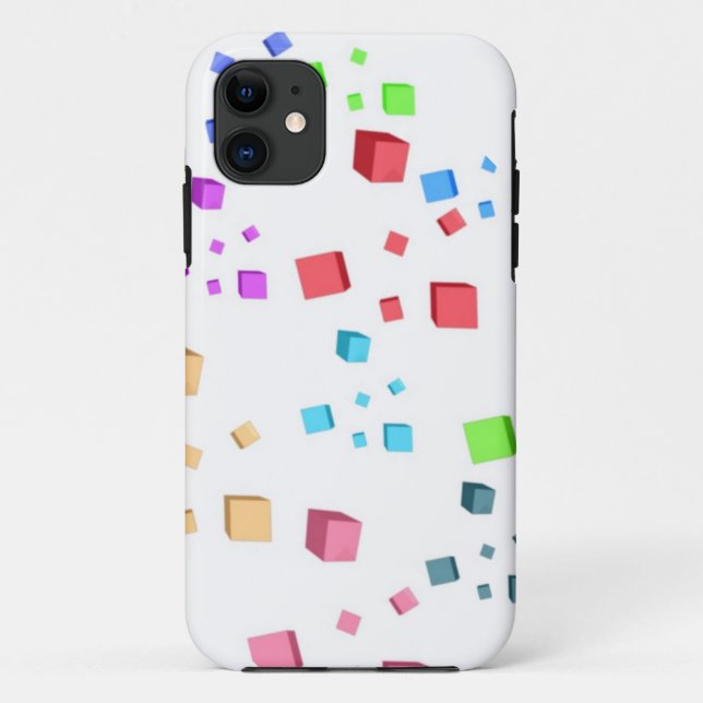 Colourful Cube Design Case-Mate iPhone Case (Back)