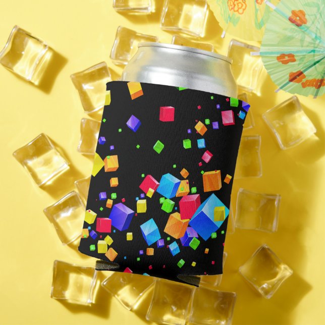 Colourful Cubes 2 Can Cooler (In Situ Summer)